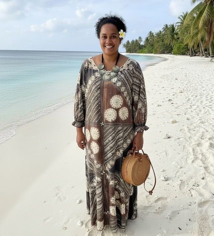Masi Print long dress