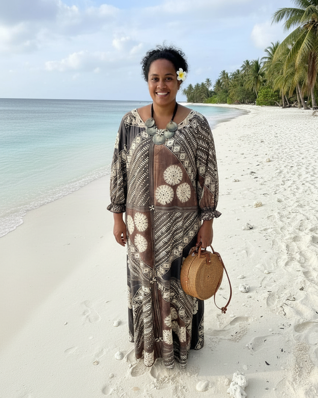 Masi Print long dress