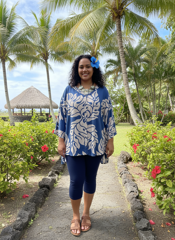 BUTTON DOWN CAPE TOP