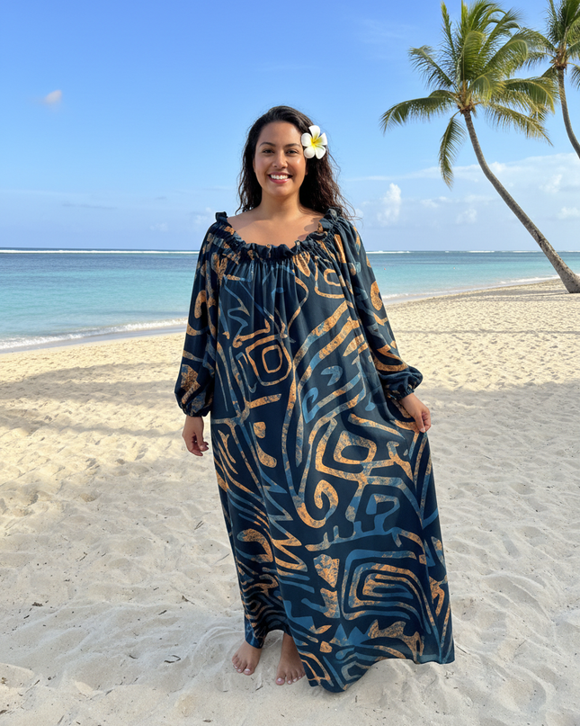 Flowy Chiffon Maxi Dress - Lightweight Summer Resort Wear