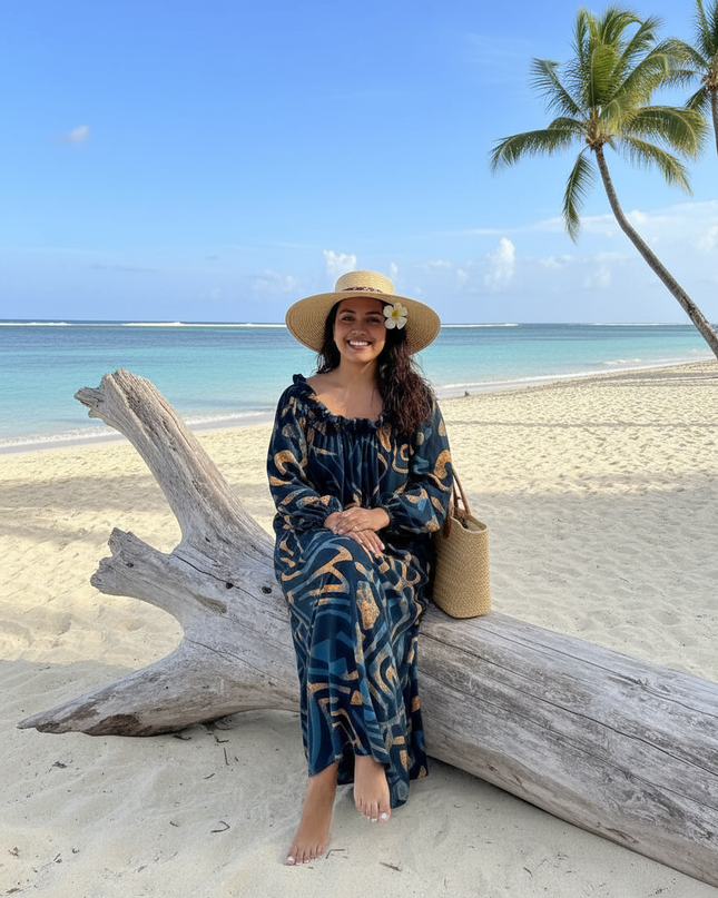 Flowy Chiffon Maxi Dress - Lightweight Summer Resort Wear