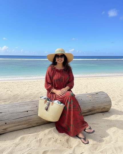 Lightweight Chiffon Maxi Dress - Breathable & Effortlessly Elegant