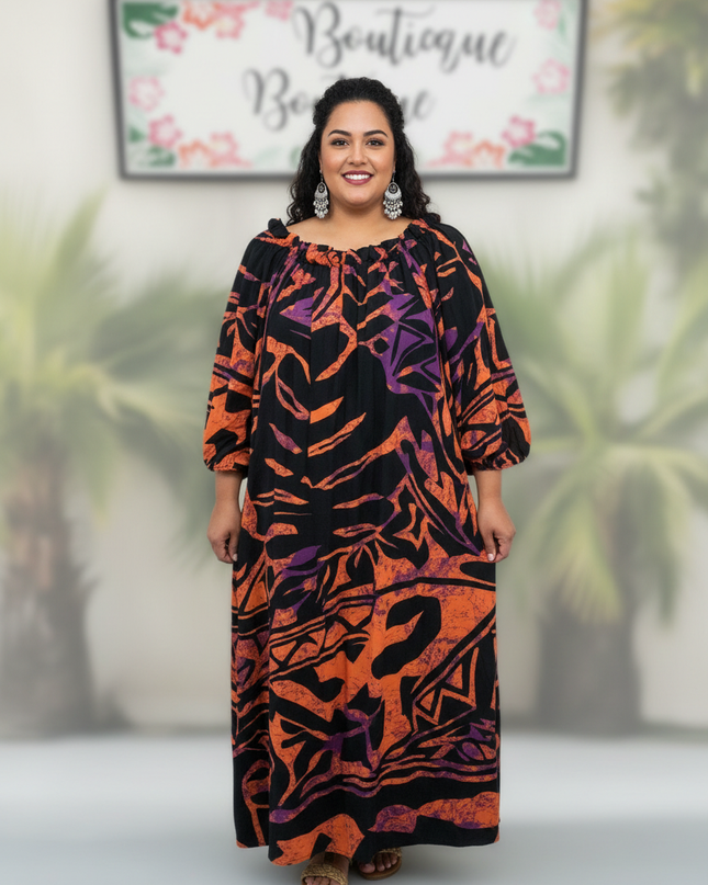 Lightweight Chiffon Maxi Dress - Flowy & Comfortable