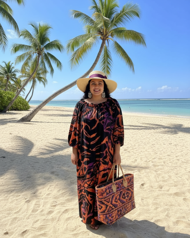 Lightweight Chiffon Maxi Dress - Flowy & Comfortable