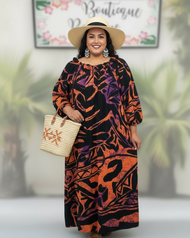 Lightweight Chiffon Maxi Dress - Flowy & Comfortable