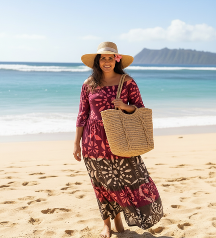 Multicolor Polyester Maxi Dress