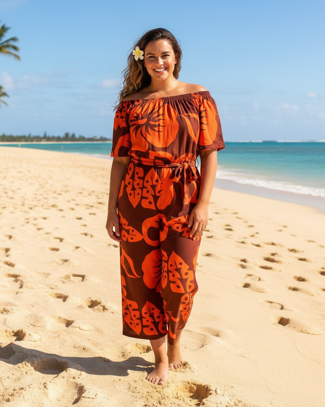 OFF THE SHOULDER JUMPSUIT