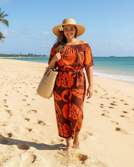 OFF THE SHOULDER JUMPSUIT