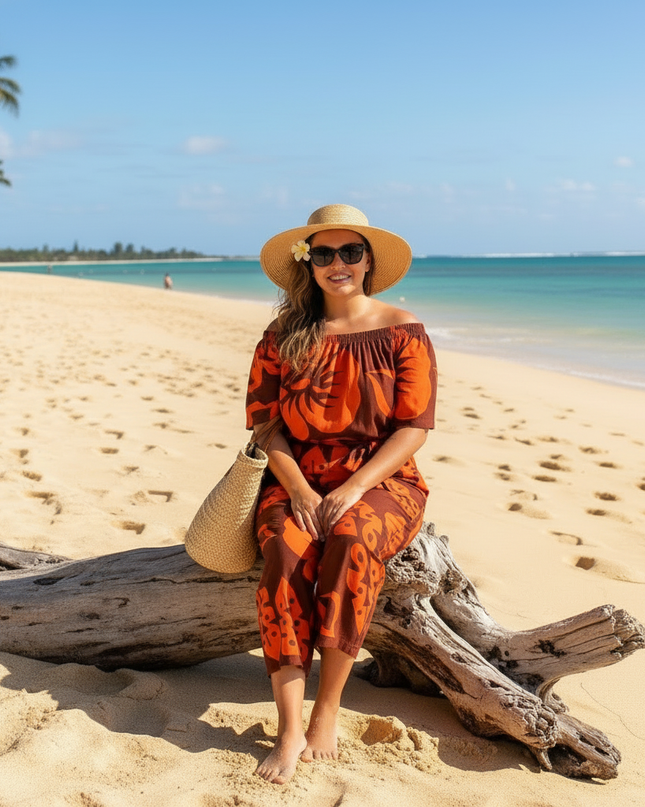 OFF THE SHOULDER JUMPSUIT