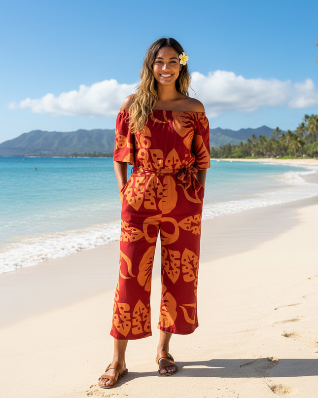 OFF THE SHOULDER JUMPSUIT