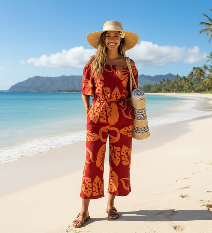 OFF THE SHOULDER JUMPSUIT