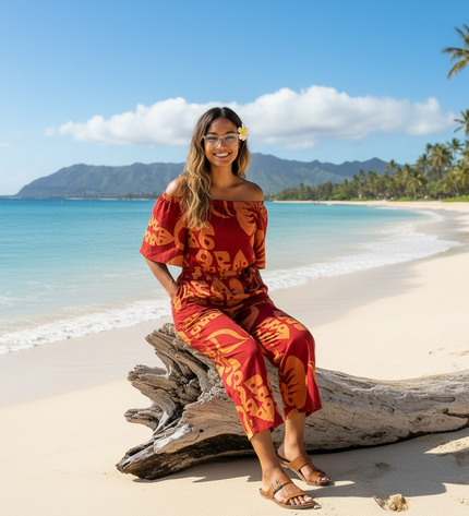 OFF THE SHOULDER JUMPSUIT