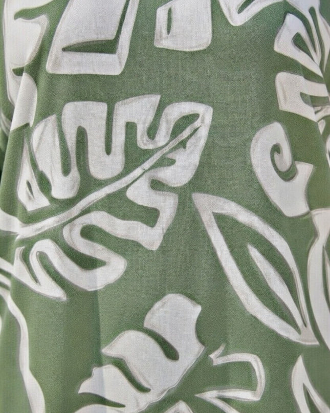 Island Breeze V-Neck Kaftan Top