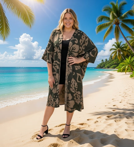 Rayon Printed Kimono