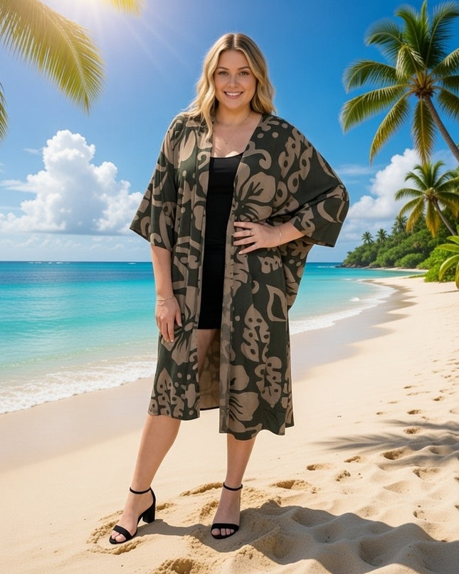 Rayon Printed Kimono