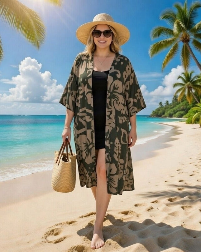 Rayon Printed Kimono