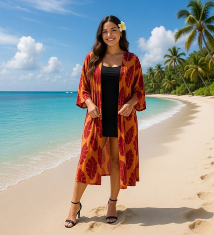 Rayon Printed Kimono