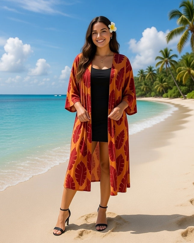 Rayon Printed Kimono