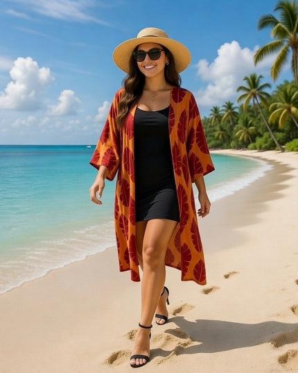 Rayon Printed Kimono