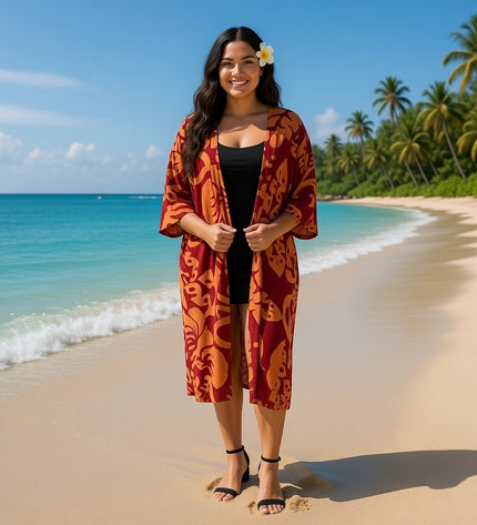 Rayon Printed Kimono