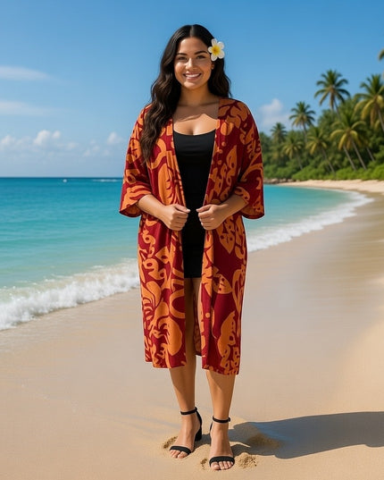 Rayon Printed Kimono