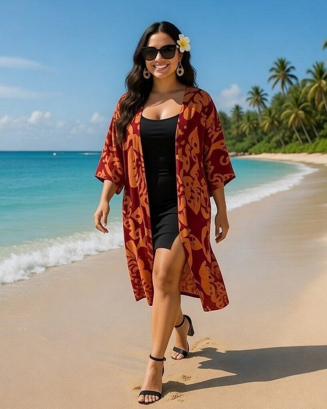 Rayon Printed Kimono