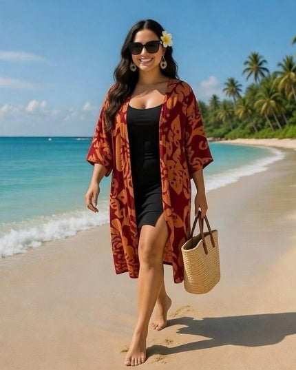 Rayon Printed Kimono