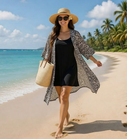 Rayon Printed Kimono