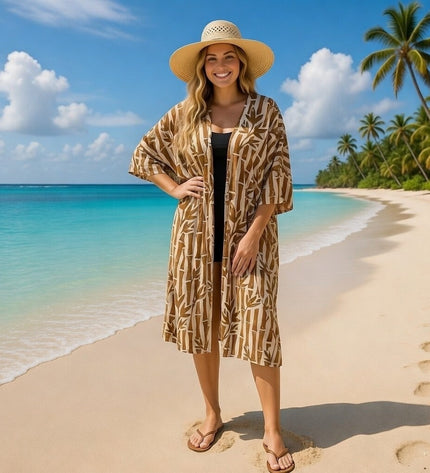 Rayon Printed Kimono