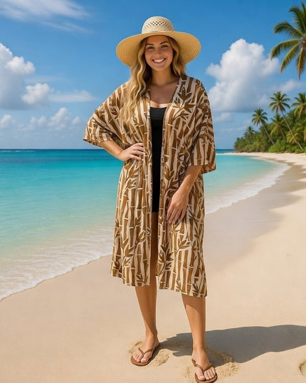 Rayon Printed Kimono