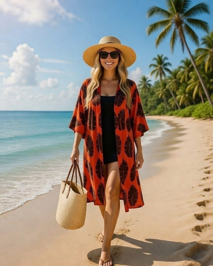Rayon Printed Kimono