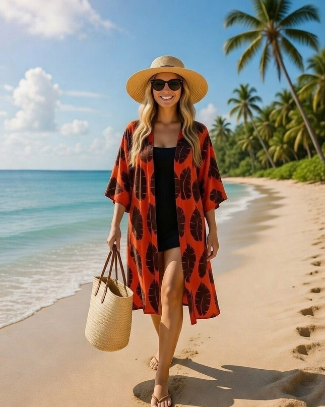 Rayon Printed Kimono