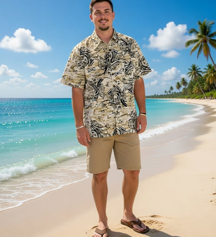 Men's Tribal Cotton Shirt