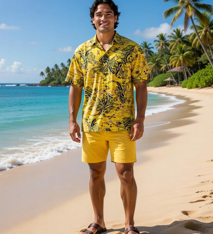 Men's Tribal Cotton Shirt