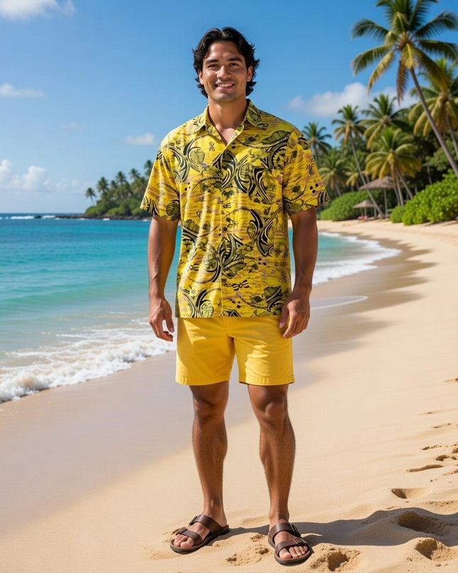 Men's Tribal Cotton Shirt