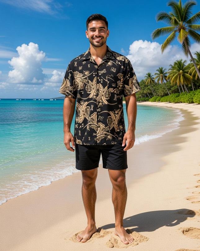 Men's Tribal Cotton Shirt