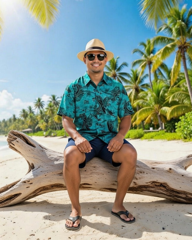 Men's Tribal Cotton Shirt