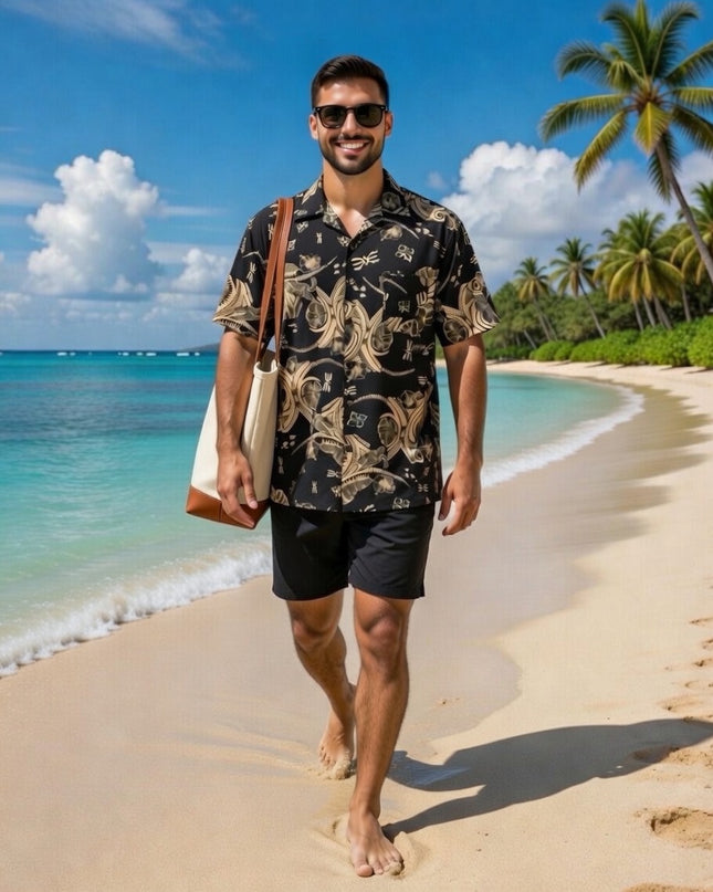 Men's Tribal Cotton Shirt