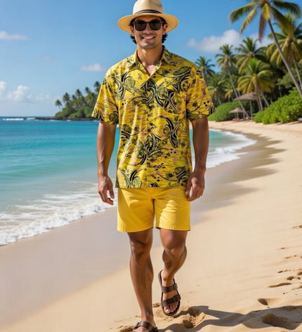 Men's Tribal Cotton Shirt