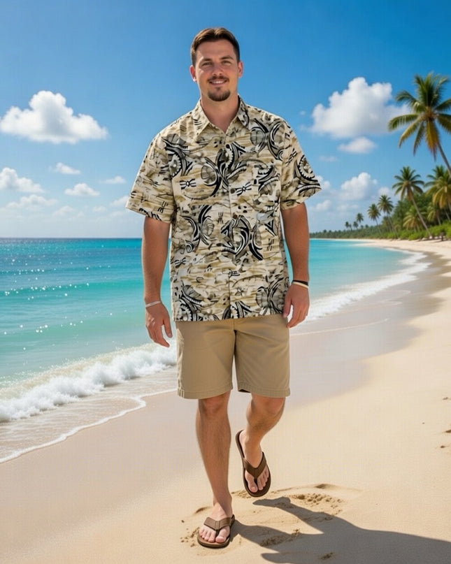 Men's Tribal Cotton Shirt