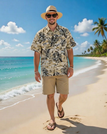 Men's Tribal Cotton Shirt