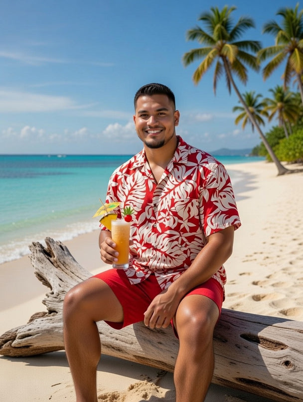 MEN'S RAYON ISLAND SHIRT