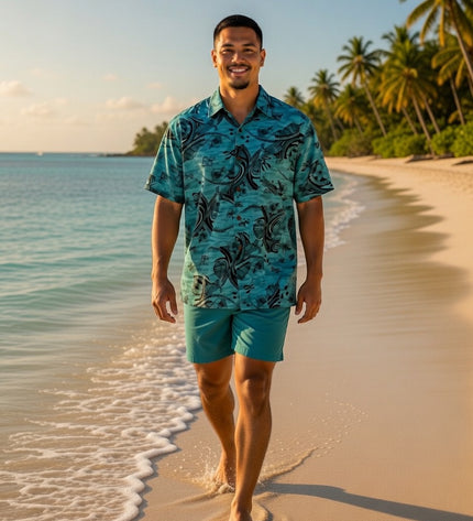 Men's Tribal Cotton Shirt