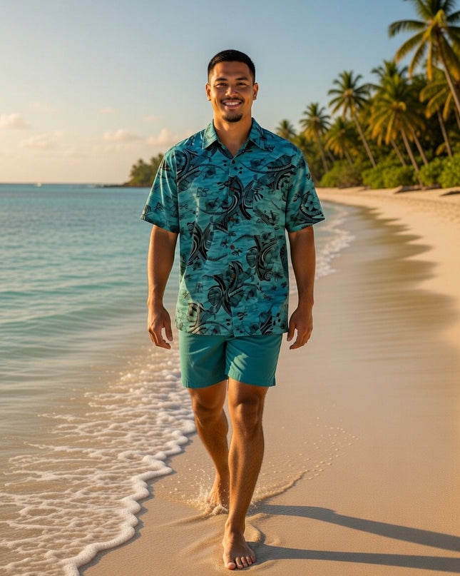 Men's Tribal Cotton Shirt