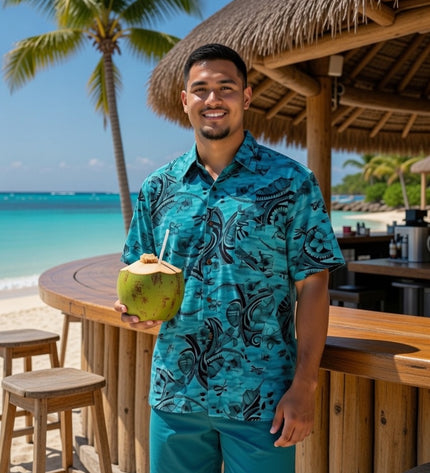 Men's Tribal Cotton Shirt