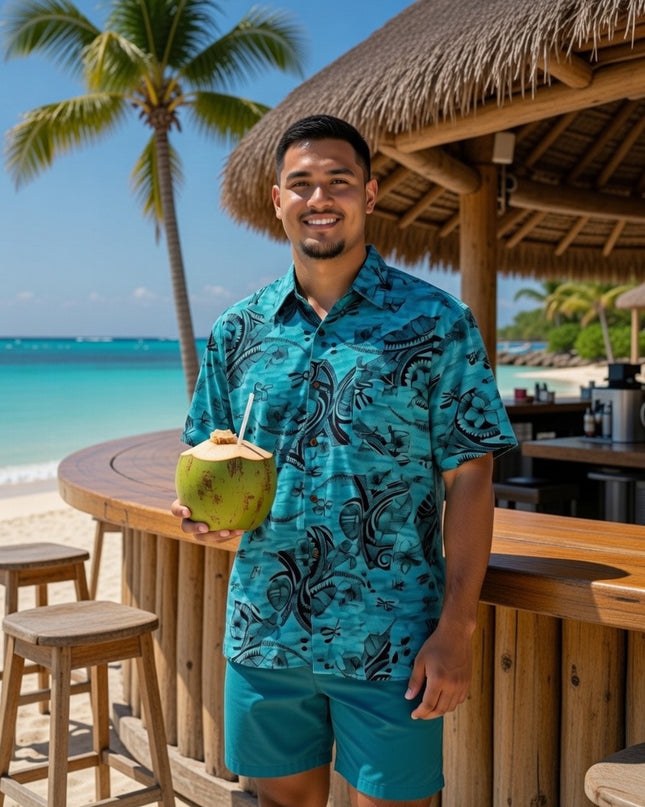 Men's Tribal Cotton Shirt