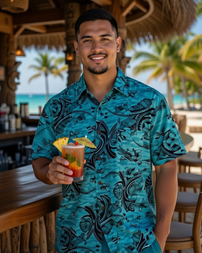 Men's Tribal Cotton Shirt