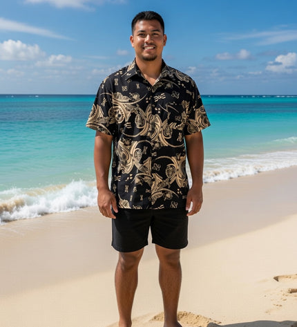 Men's Tribal Cotton Shirt