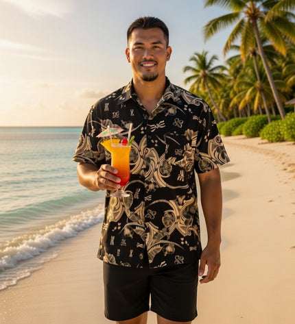 Men's Tribal Cotton Shirt