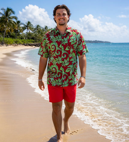 Rayon Men's Island Shirt -Bold & Relaxed